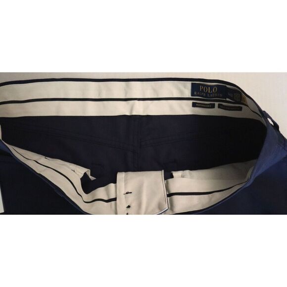 Polo Ralph Lauren Men Sz 34x32 Navy Blue Performance Golf Tailored Fit Pants - Picture 5 of 11